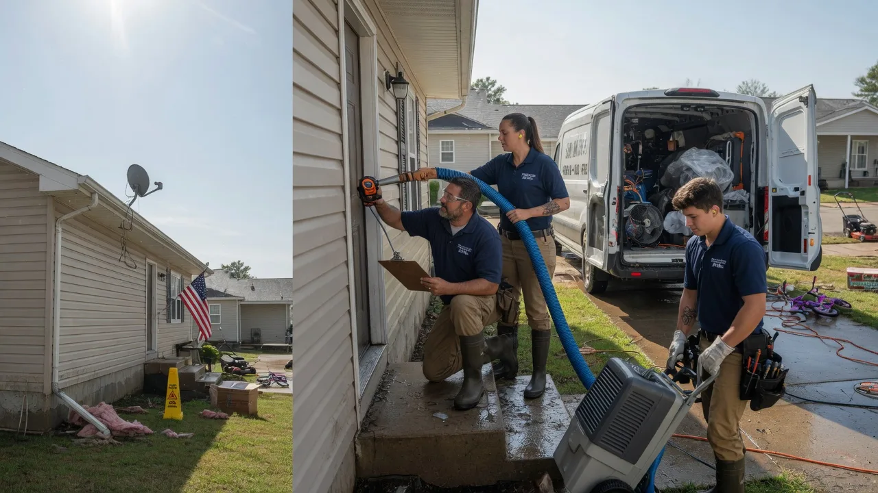 Ceiling Water Damage Restoration in Carrolls, WA near me